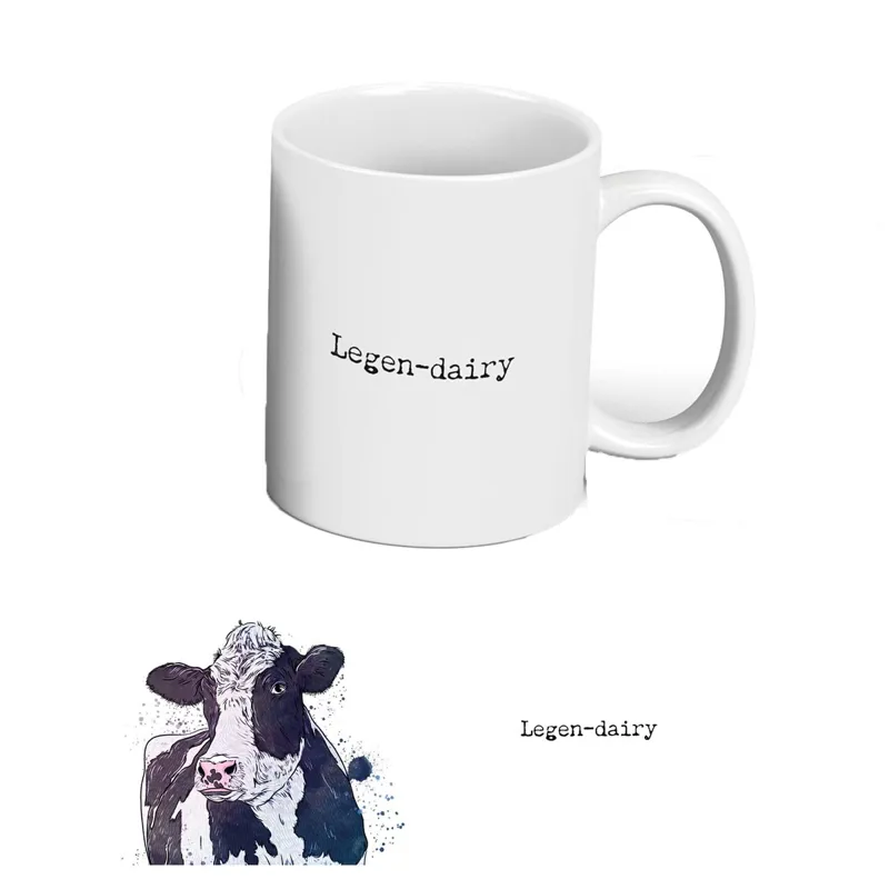 Vivid Squid Ceramic Mug - Legen-dairy