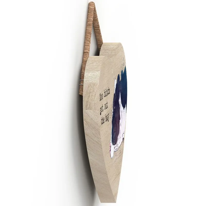 Vivid Squid Small Heart Plaque - Get Out the Hay-2
