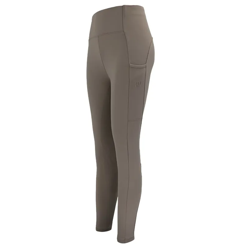 Woof Wear Original Full Grip Women's Riding Tights - Stone-2