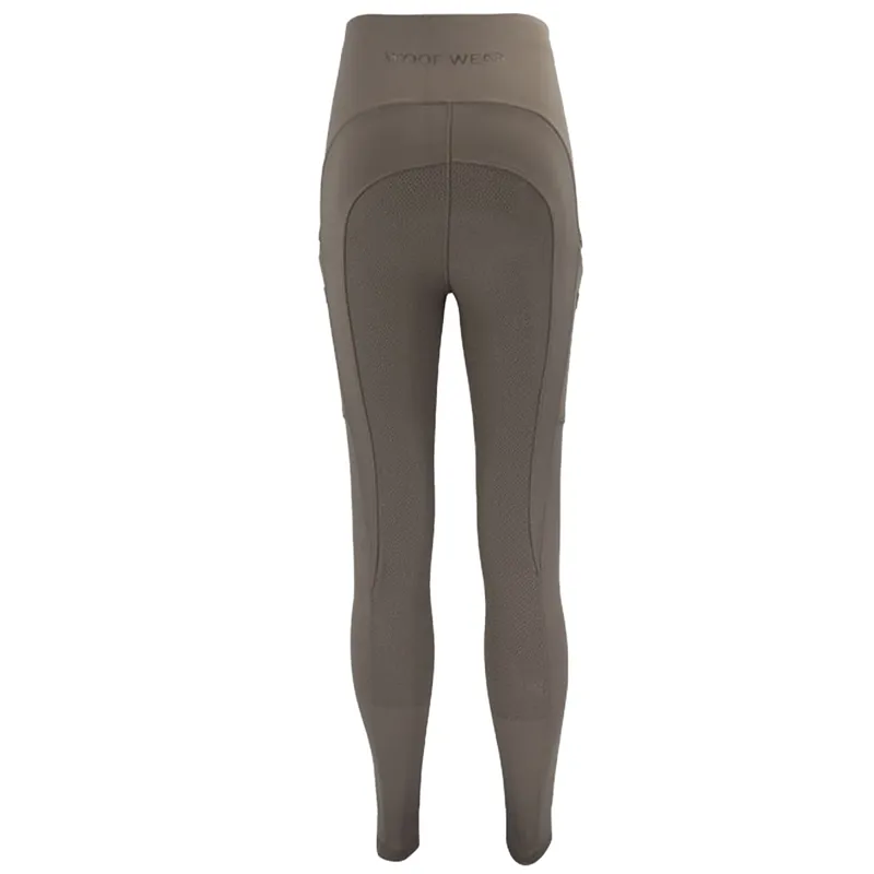 Woof Wear Original Full Grip Women's Riding Tights - Stone-3