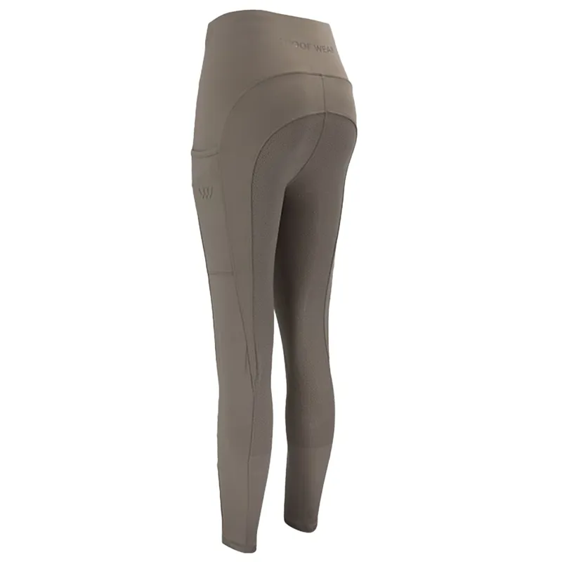 Woof Wear Original Full Grip Women's Riding Tights - Stone