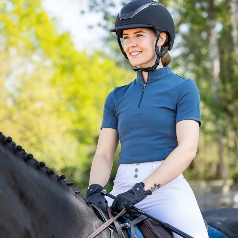 Woof Wear Tech Short Sleeve Women's Base Layer - Petrol Blue-7