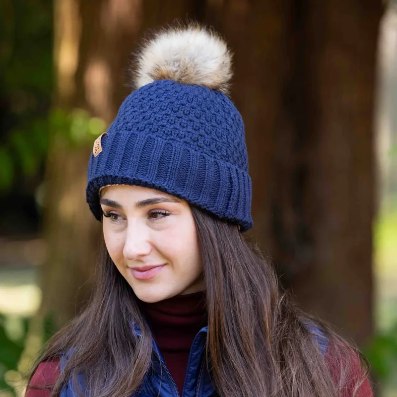 Woof Wear Women's Chunky Knit Beanie - Navy