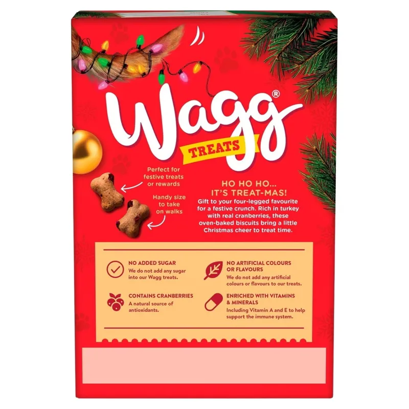 Wagg Christmas Biscuit Dog Treats-1