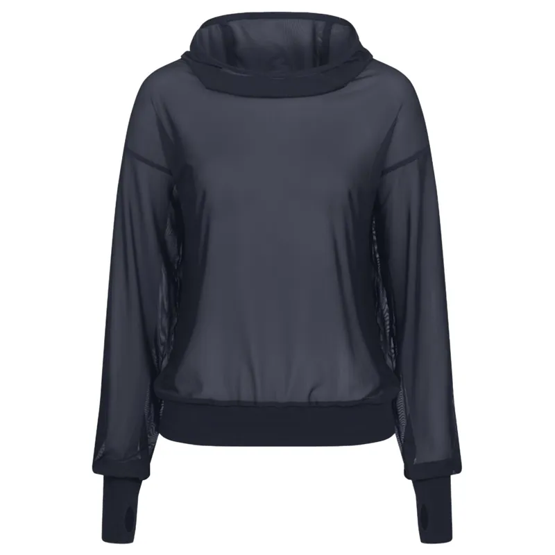 ELT Ruby Women's Fly Protection Mesh Hoodie - Deep Blue-1