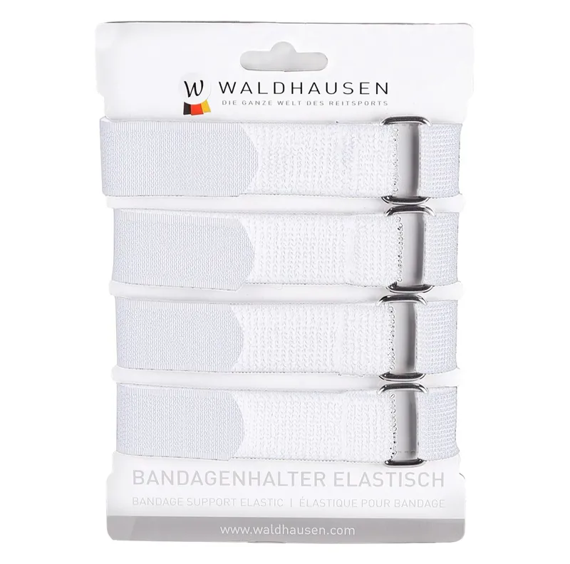 Waldhausen Elastic Bandage Straps - 4 Pack White