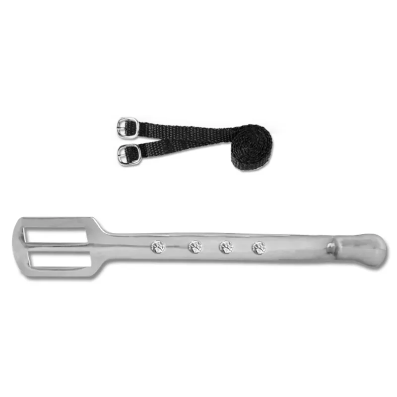 Waldhausen Crystal Ladies' Spurs with Straps - White-1