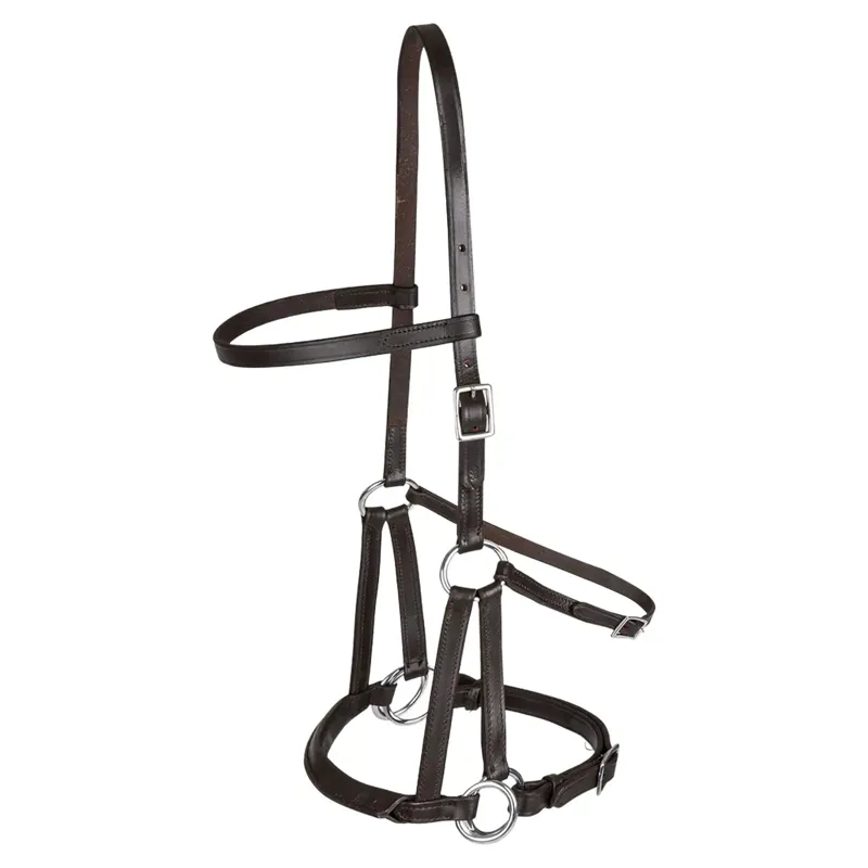 Waldhausen Linda Tellington-Jones Lindell Bitless Bridle - Brown