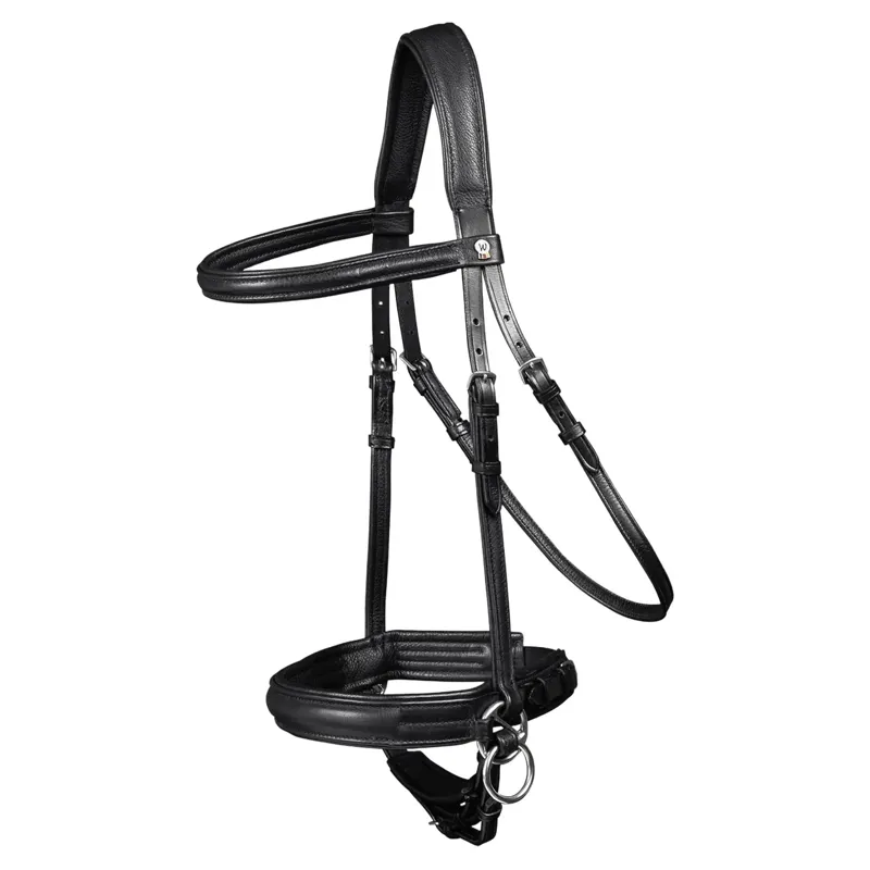 Waldhausen X-Line Supersoft Bitless Bridle with Reins - Black