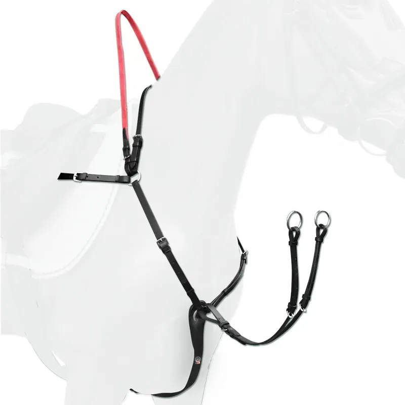 Waldhausen Secutrust Breastplate with Safety Reins - Black