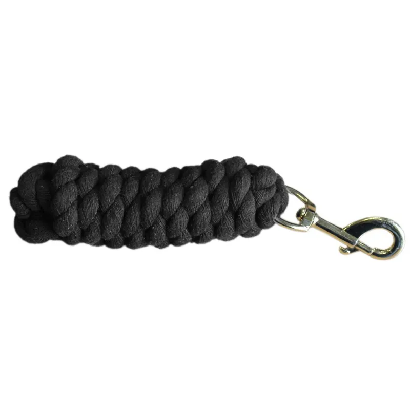 Waldhausen Economy Cotton Lead Rope - Black-1