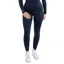 EQUIDRY Water Repellent Knee Grip Women's Riding Leggings - Navy/White