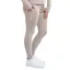 EQUIDRY Water Repellent Knee Grip Womens Riding Tights - Sand/White