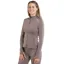 EQUIDRY Water Repellent Women's Zip Up Top - Mocha/White