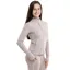 EQUIDRY Water Repellent Women's Zip-Up Top - Sand/White