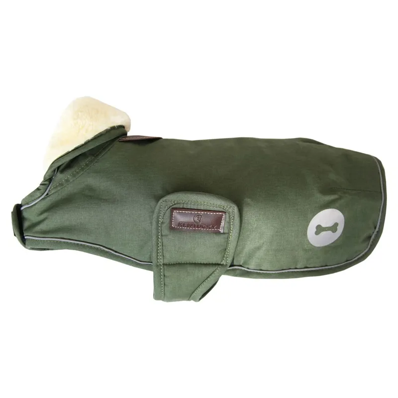 Kentucky Waterproof 300g Dog Coat - Olive-7