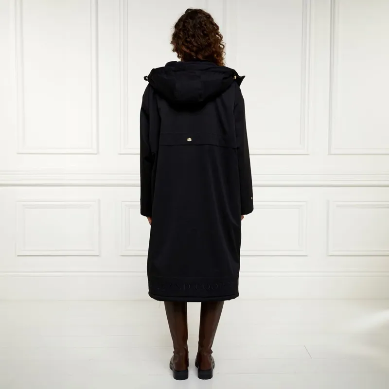 Holland Cooper One Size Waterproof Womens Country Coat - Black-5