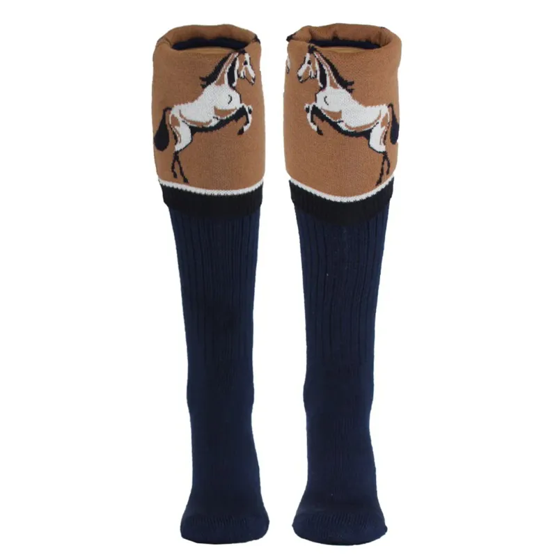Waring Brooke Feral Stallion Boot Socks - Tan