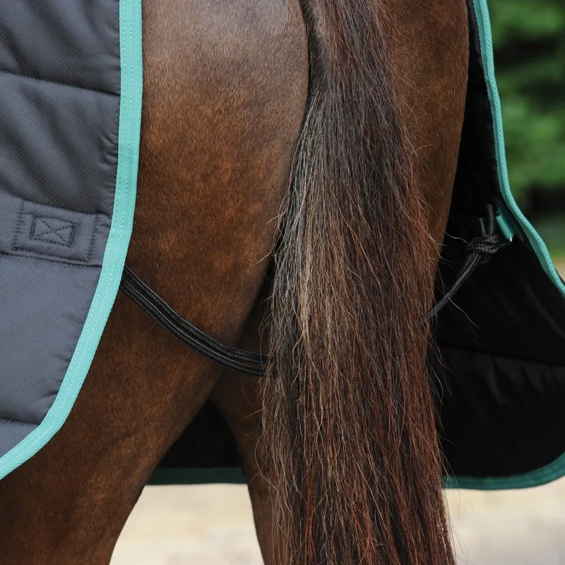 WeatherBeeta Green-Tec 150g Stable Blanket - Black/Bottle Green - 4ft0-6