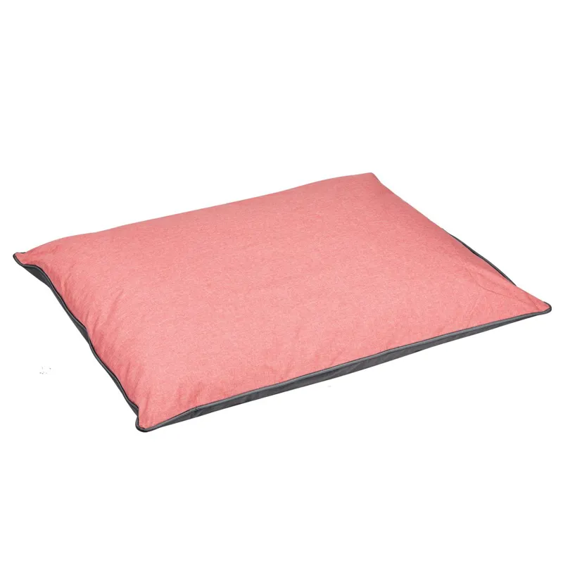 WeatherBeeta Waterproof Pillow Dog Bed - Gray/Pink