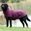 WeatherBeeta ComFiTec Fleece Zip Dog Coat - Maroon/Gray