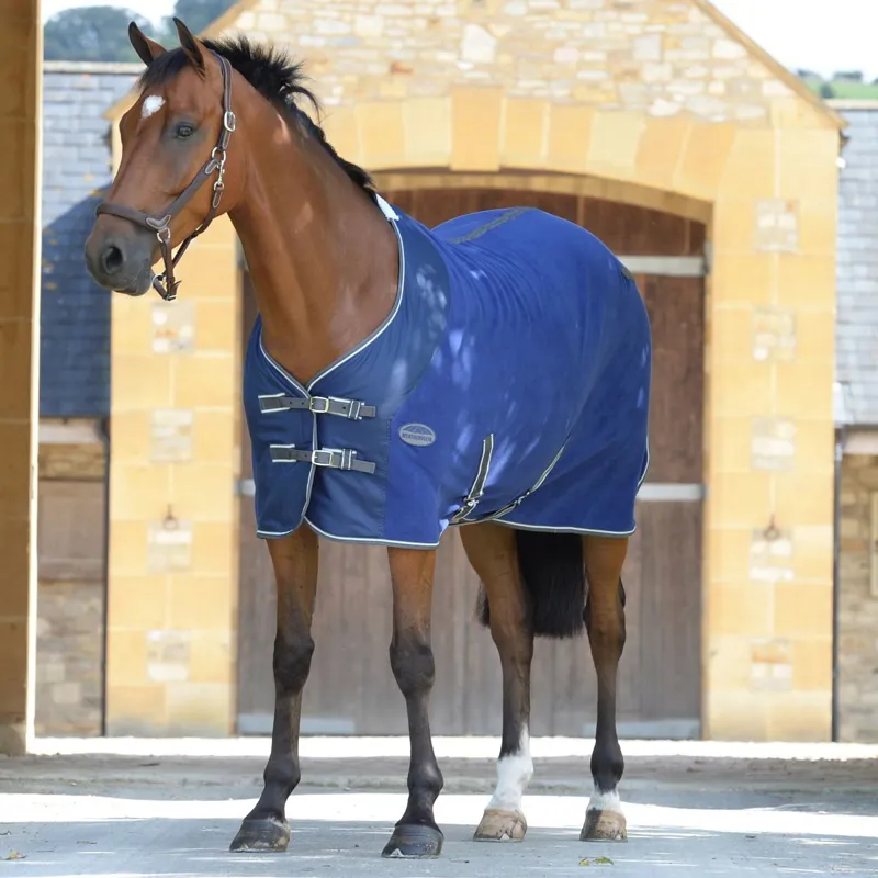 WeatherBeeta Fleece Cooler Standard Neck - Dark Blue/Grey
