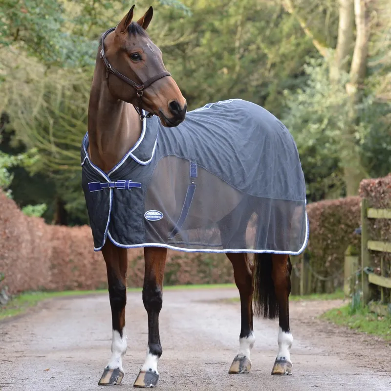 WeatherBeeta Wick-Dri II Combo Neck Cooler - Charcoal/Blue/White-1