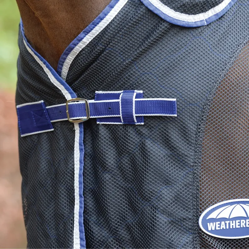 WeatherBeeta Wick-Dri II Combo Neck Cooler - Charcoal/Blue/White-2