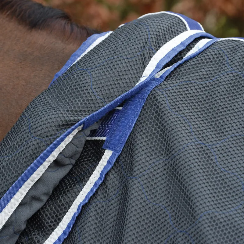 WeatherBeeta Wick-Dri II Combo Neck Cooler - Charcoal/Blue/White-5