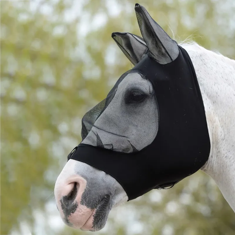Weatherbeeta Stretch Eye Saver with Ears Fly Mask - Black