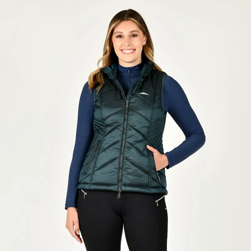 WeatherBeeta Presley Ladies Puffer Vest - Pine