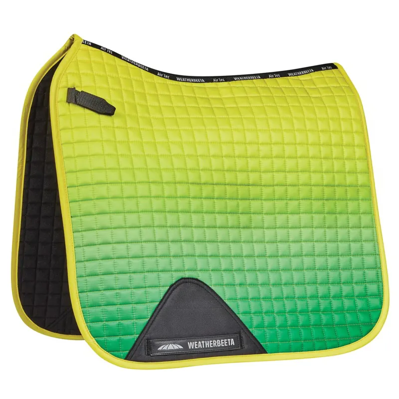 WeatherBeeta Prime Ombre Dressage Saddle Pad - Sunflower Field-1
