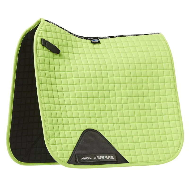 WeatherBeeta Prime Dressage Saddle Pad - Lime
