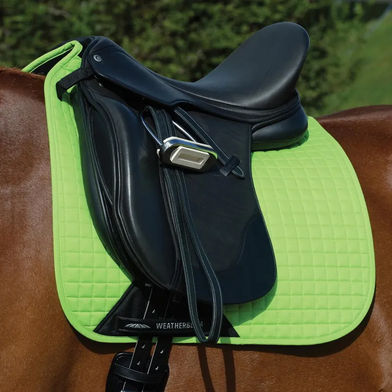 WeatherBeeta Prime Dressage Saddle Pad - Lime-2