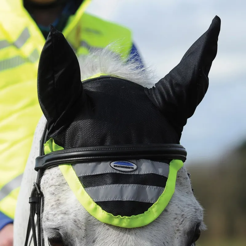 WeatherBeeta Reflective Ear Bonnet - Yellow-1