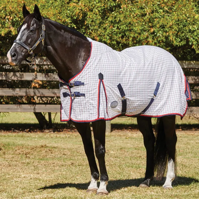 WeatherBeeta Summer Sheet Lite III - White/Navy/Red