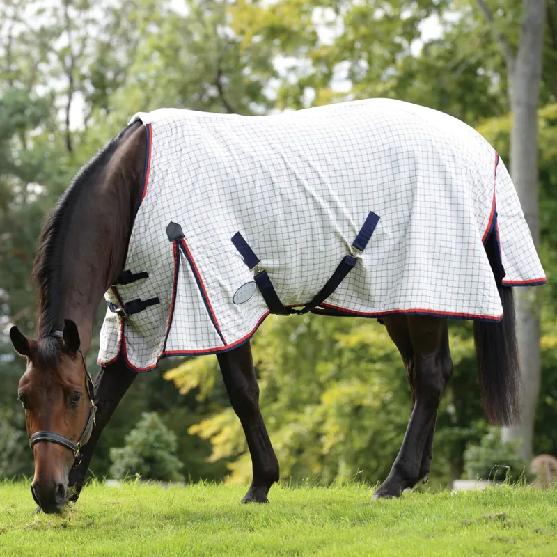 WeatherBeeta Summer Sheet Lite III - White/Navy/Red-1