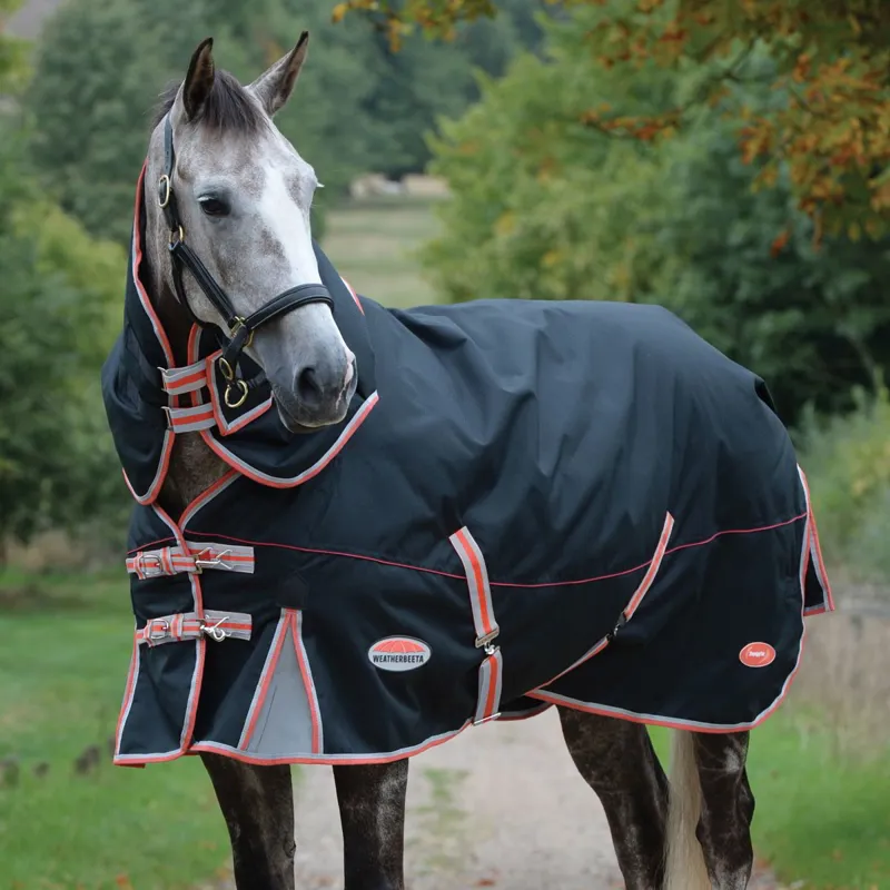 WeatherBeeta Therapy-Tec ComFiTec Premier 220g Turnout Blanket - Black