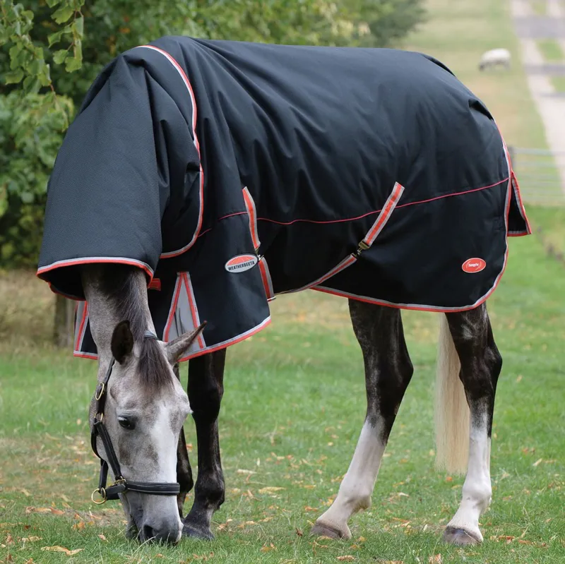 WeatherBeeta Therapy-Tec ComFiTec Premier 220g Turnout Blanket - Black-1