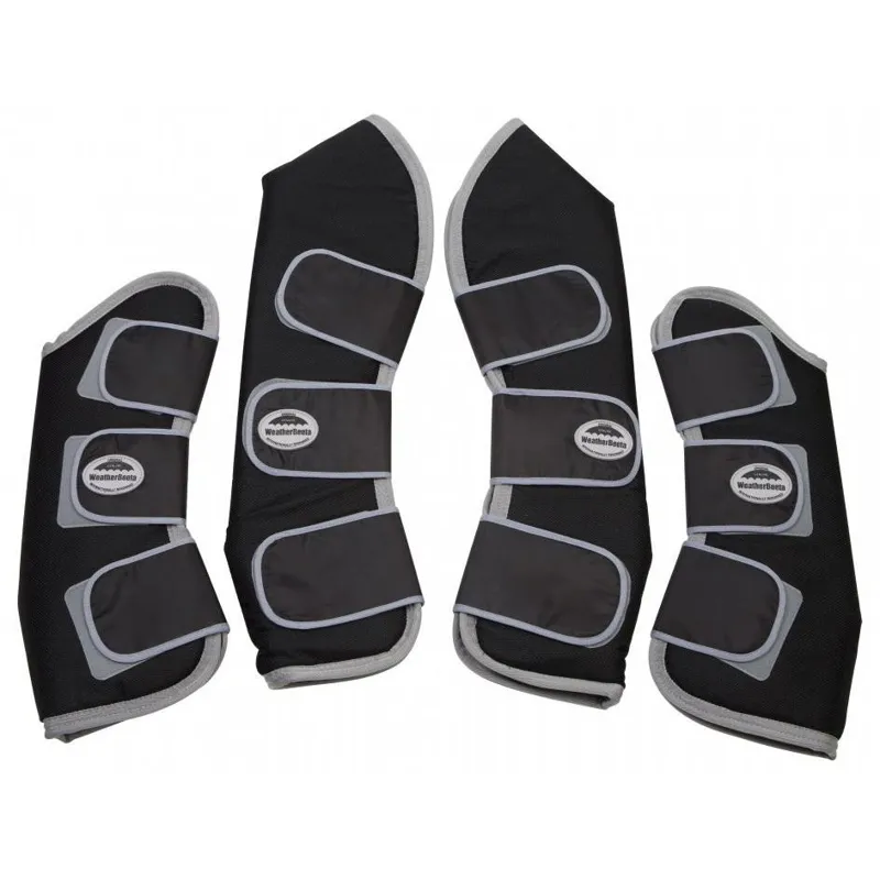 WeatherBeeta Travel Boots Set of 4 - Navy/Silver
