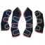 WeatherBeeta Shipping Boots Set of 4 - Navy/Red/White