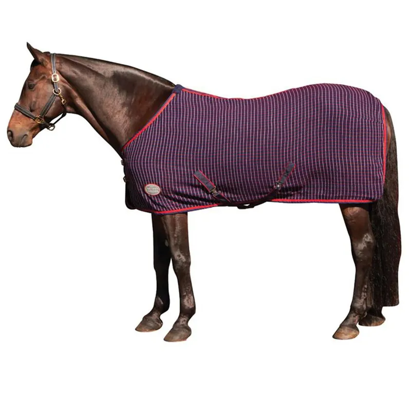 WeatherBeeta Standard Neck Waffle Cooler - Navy/Red/White-1