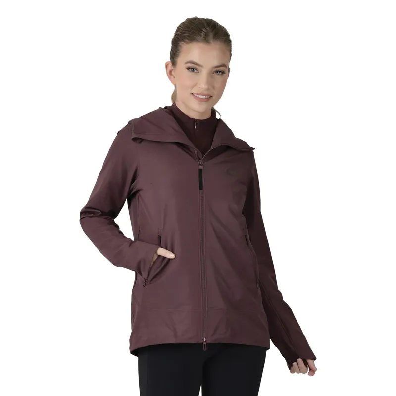 WeatherBeeta Abrasion Proof Women's Stretch Riding Jacket - Mulberry