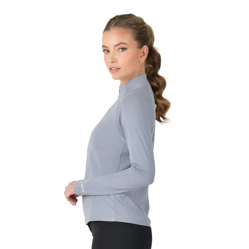 WeatherBeeta Bamboo Long Sleeve Women's Base Layer - Bluestone-1
