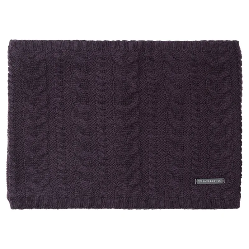 WeatherBeeta Cable Knit Neck Warmer - Blackberry