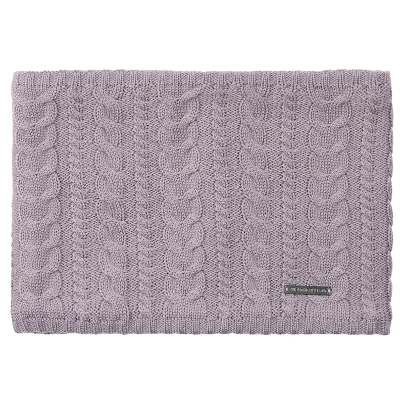 WeatherBeeta Cable Knit Neck Warmer - Dusty Mauve