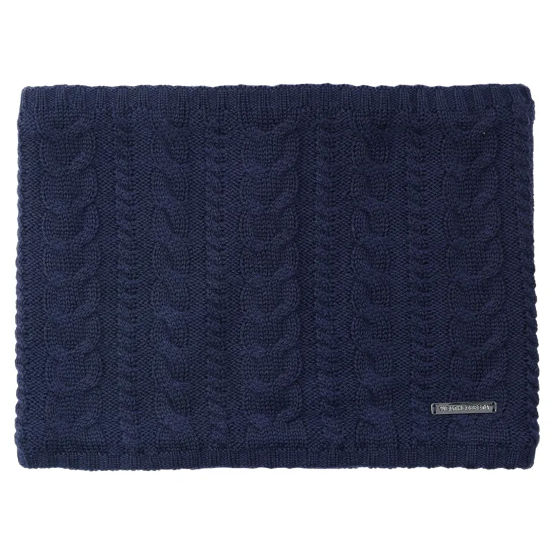 WeatherBeeta Cable Knit Neck Warmer - Navy