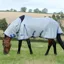WeatherBeeta ComFiTec Airflow II Combo Neck Fly Sheet - Grey/Blue/Grey