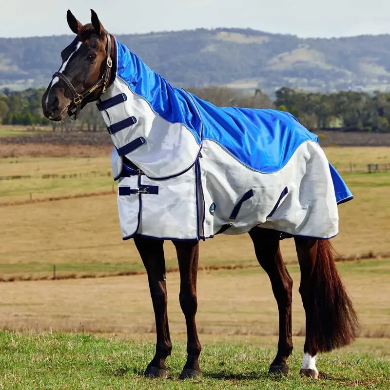WeatherBeeta ComFiTec Duo Shield Waterproof Fly Sheet - Blue/Silver/Navy