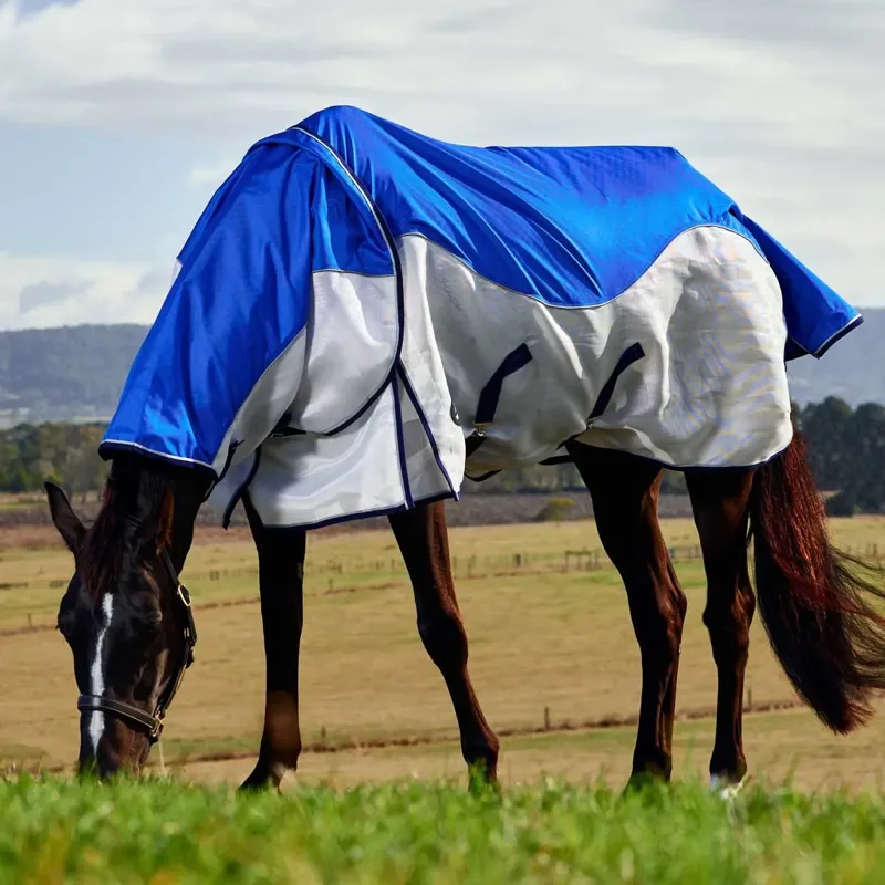 WeatherBeeta ComFiTec Duo Shield Waterproof Fly Sheet - Blue/Silver/Navy-5
